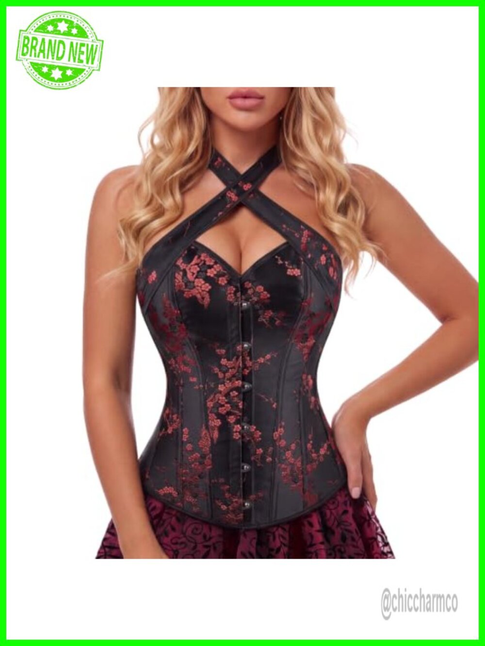 Victorian Lace Corset Top Renaissance Steampunk Cosplay Costume